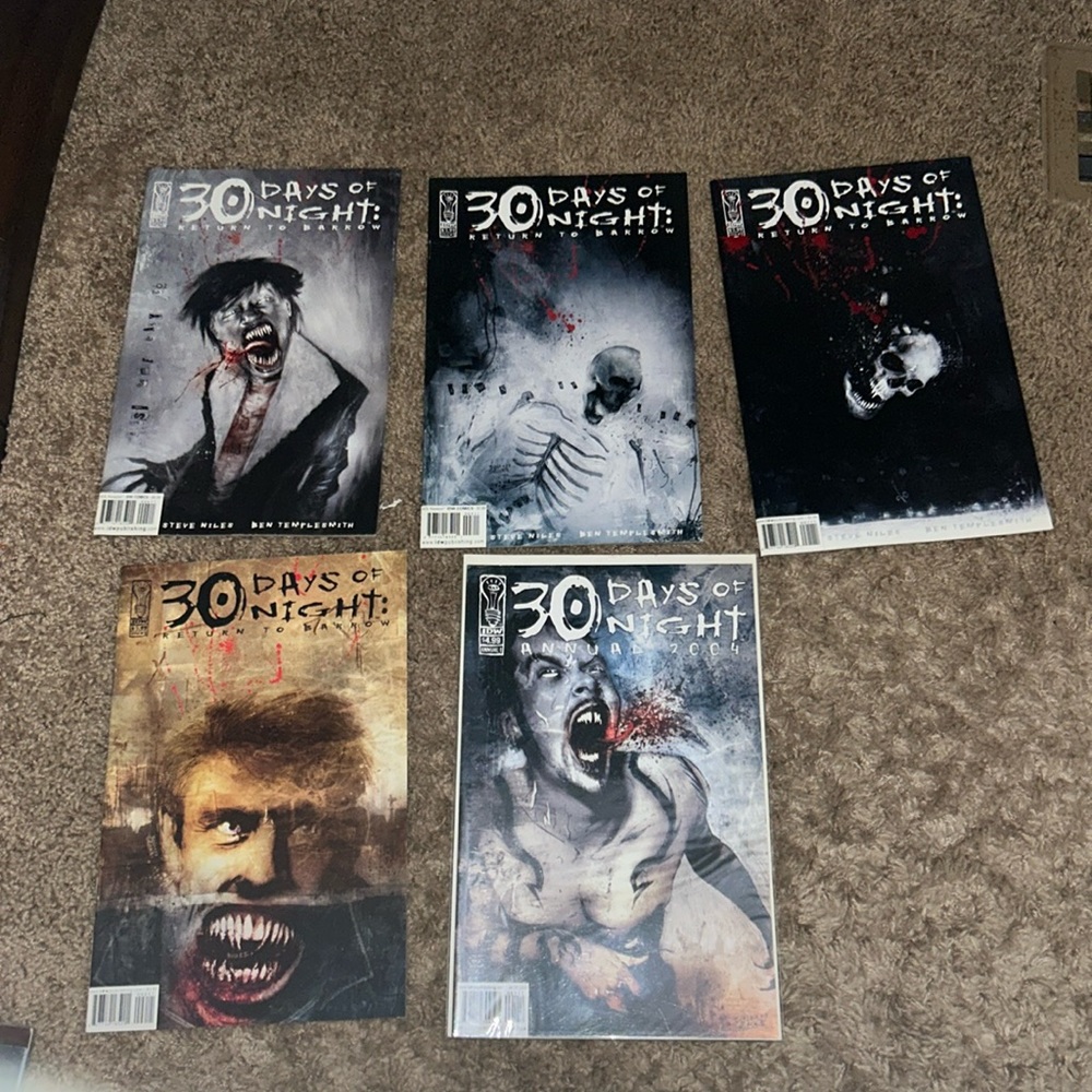 30 Days of Night Return To Barrow Issues #1, #2, #3,#4, Annual 1 Comics 2004